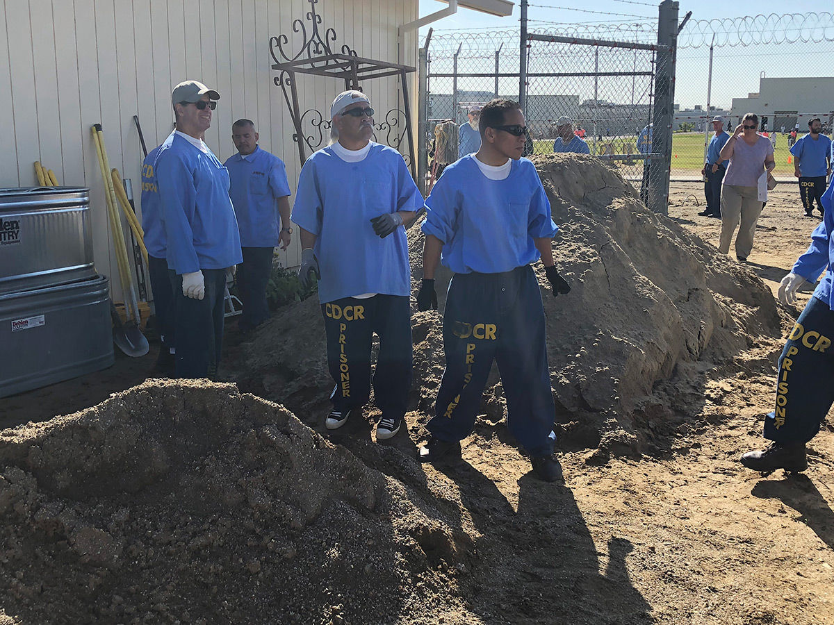 Avenal State Prison garden